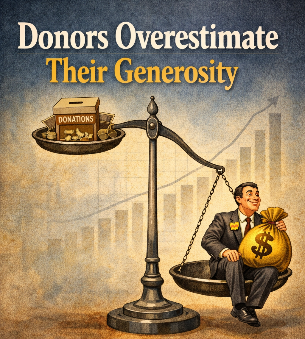 Donors Overestimate Their Generosity